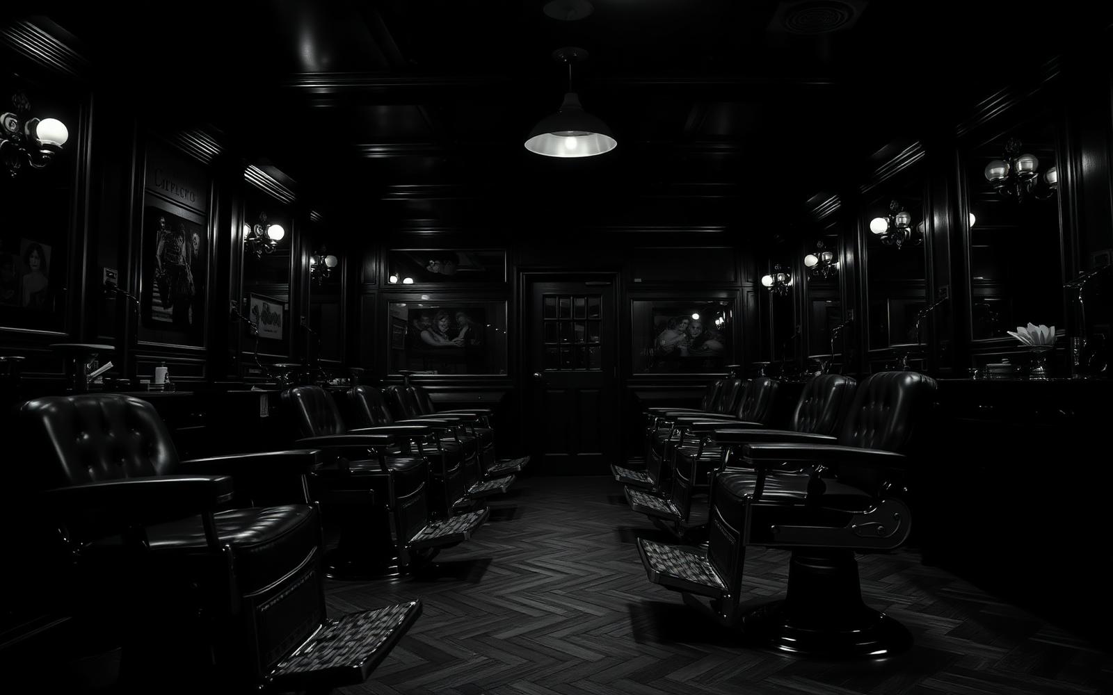 Barbershop interior